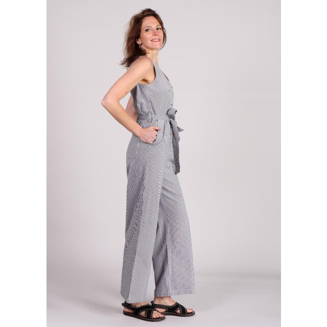 FRNCH Maddie jumpsuit gestreept strikceintuur 9317362139464 large