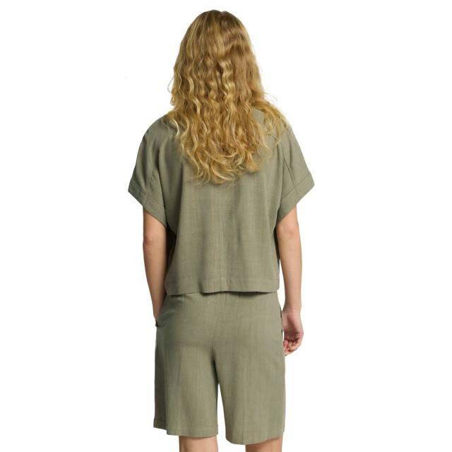 Selected Femme slfviva ss cropped sun shirt noos 16093937 vetiver 06613.369.0017 large