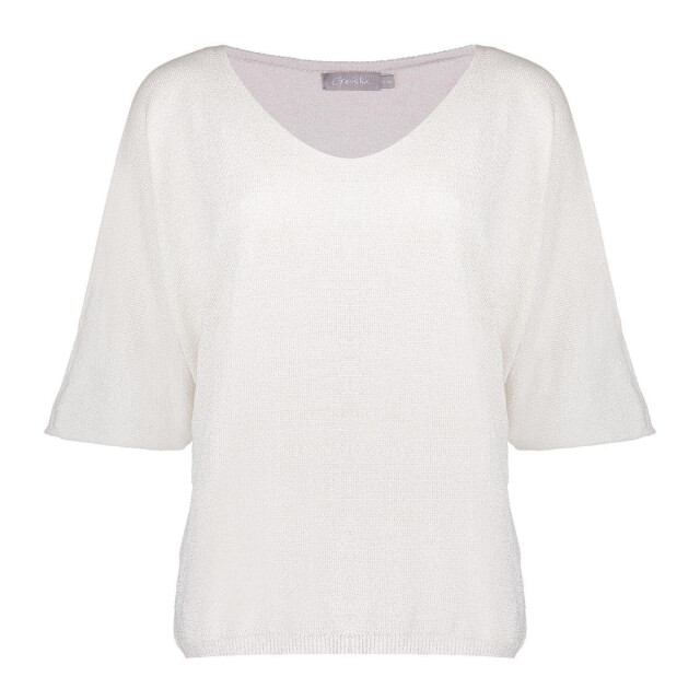 Geisha 54050-70 721 pullover v-neck 3/4 sl light sand/silver 54050-70 721 large
