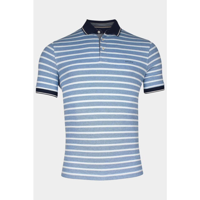 Baileys Polo korte mouw poloshirt pique- yarn dyed st 515244/68 188199 large