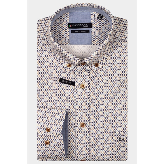 Giordano Casual hemd lange mouw ivy long sleeve button down 517027/60 188796 large