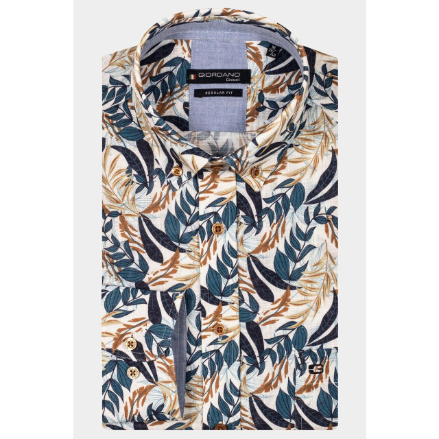 Giordano Casual hemd korte mouw league short sleeve button do 516049/60 188564 large