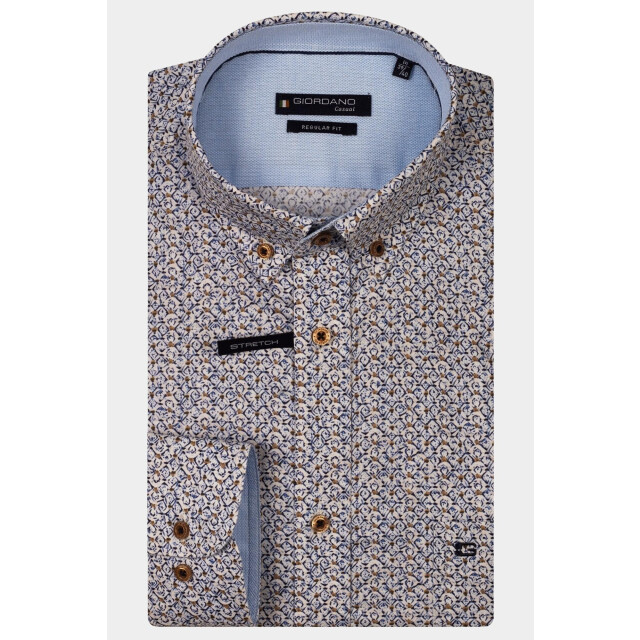 Giordano Casual hemd korte mouw league short sleeve button do 516040/60 188560 large