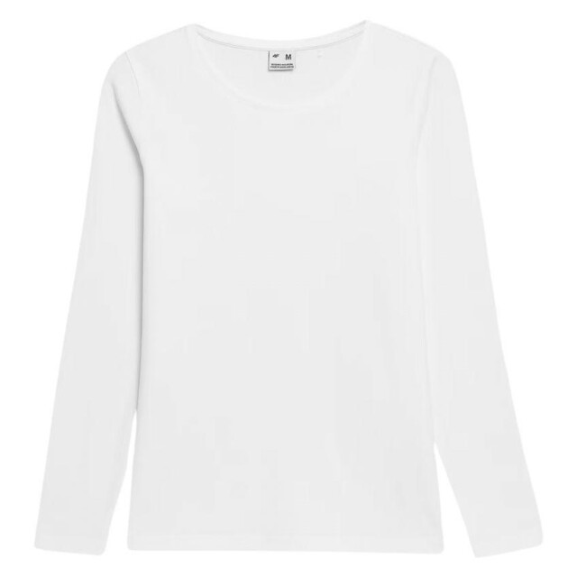 4F Dames wmm00tlonf376 t-shirt met lange mouwen UTMR2034_white large