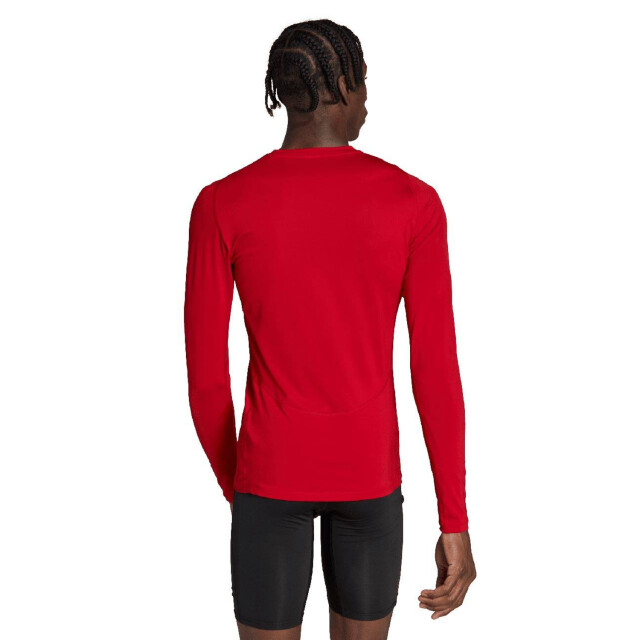 Adidas Heren techfit aeroready base layer top met lange mouwen UTMR2167_red large