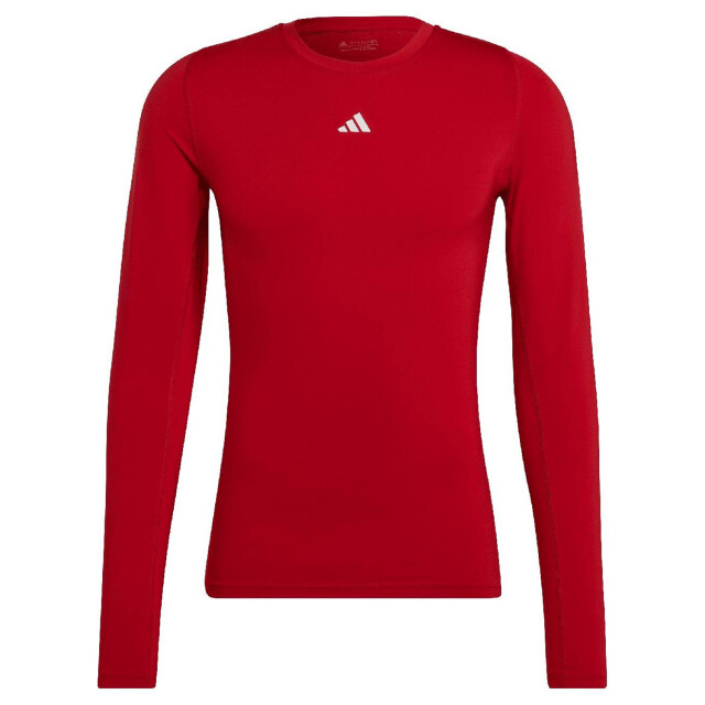 Adidas Heren techfit aeroready base layer top met lange mouwen UTMR2167_red large