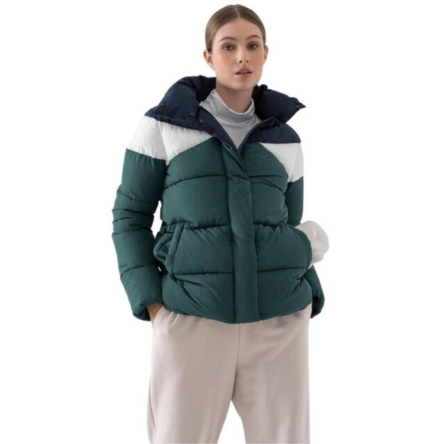 4F Dames h4z21 gewatteerde jas UTMR2282_darkgreen large