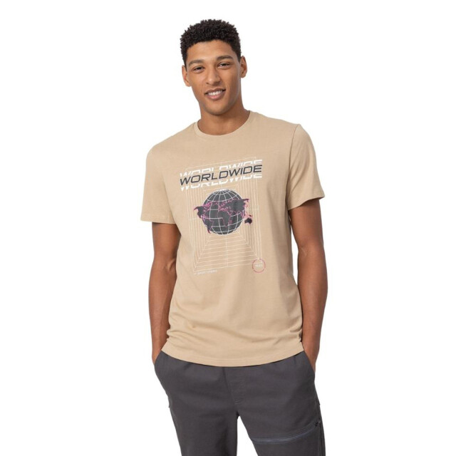 4F Heren h4z22 tsm029 t-shirt UTMR459_beige large