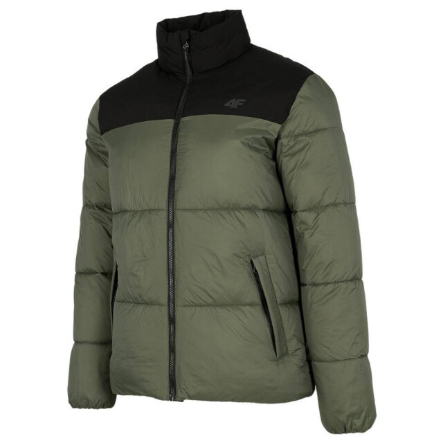 4F Heren h4z22 gewatteerde jas UTMR78155_greenblack large