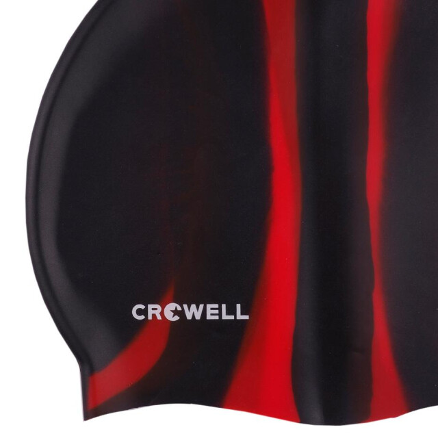 Crowell Multi vlam siliconen badmuts UTMR78487_blackred large