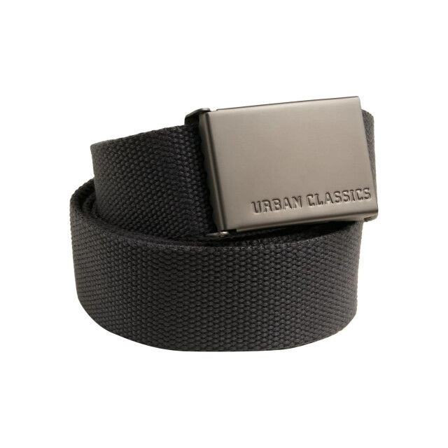 Urban Classics Canvas heren riem UTTN174_charcoal large
