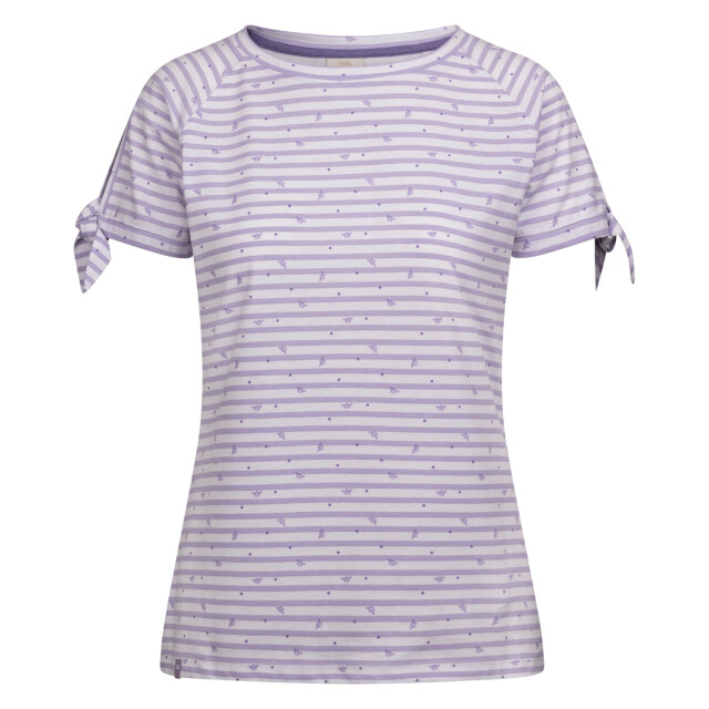 Trespass Dames penelope stripe bee t-shirt UTTP6873_gelsomino large
