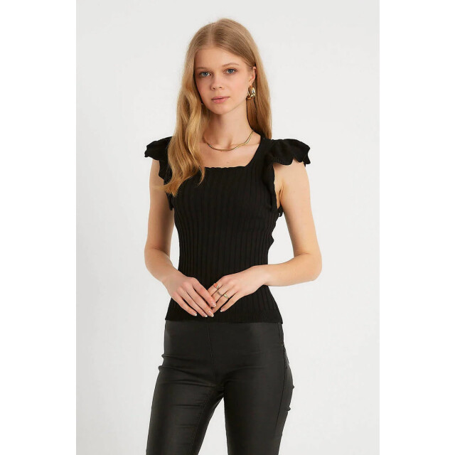 Robin-Collection Elastische ribstof top t93547 RBN-T93547 large