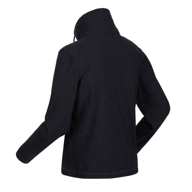 Regatta Dames kizmitt marl full zip fleece jacket UTRG8106_navyblack large