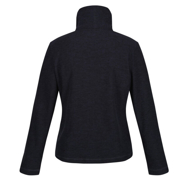 Regatta Dames kizmitt marl full zip fleece jacket UTRG8106_navyblack large
