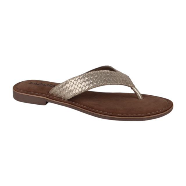Lazamani 75806 gold dames slippers Lazamani 75806 GOLD large