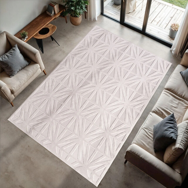 Muratap Buitenkleed doha palm laagpolig vloerkleed in & outdoor 120x170 cm 3170867 large