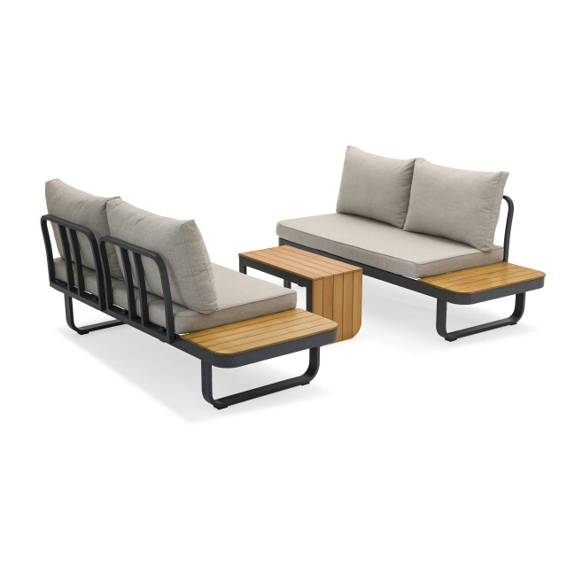 SenS-Line samos loungeset multifunctioneel aluminium taupe 3079734 large