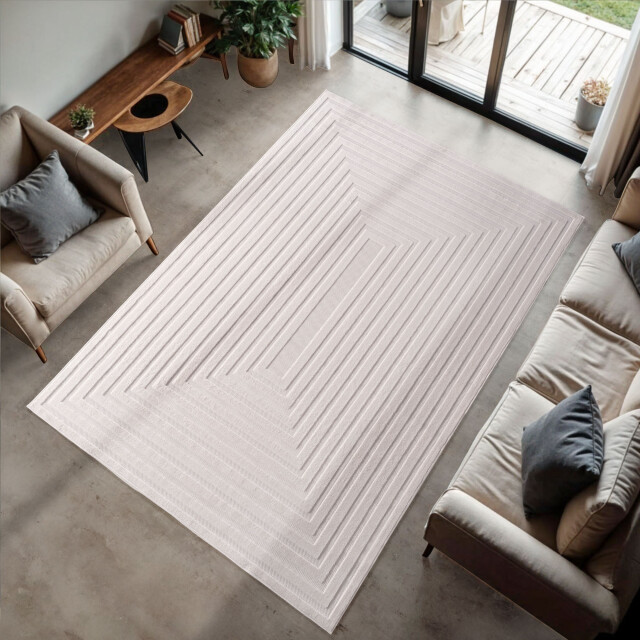 Muratap Japandi buitenkleed doha modern laagpolig vloerkleed in & outdoor 120x170 3170883 large