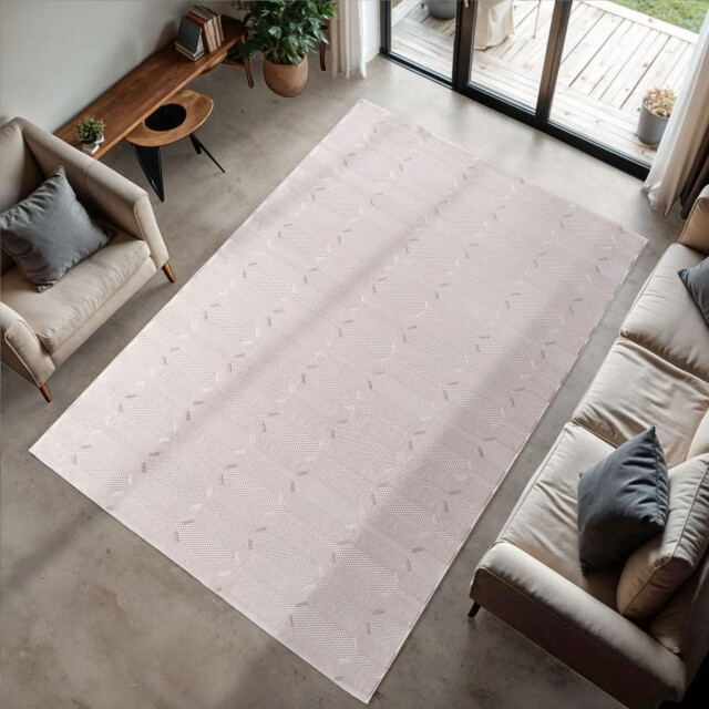Muratap Buitenkleed doha effen laagpolig vloerkleed in & outdoor 80x150 cm 3170877 large