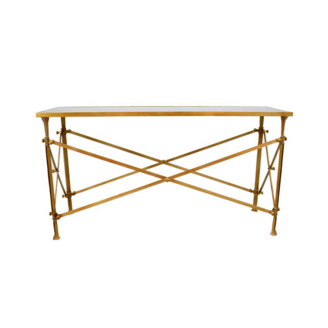Signature Console met glazen blad l142 cm pompadour 3170976 large