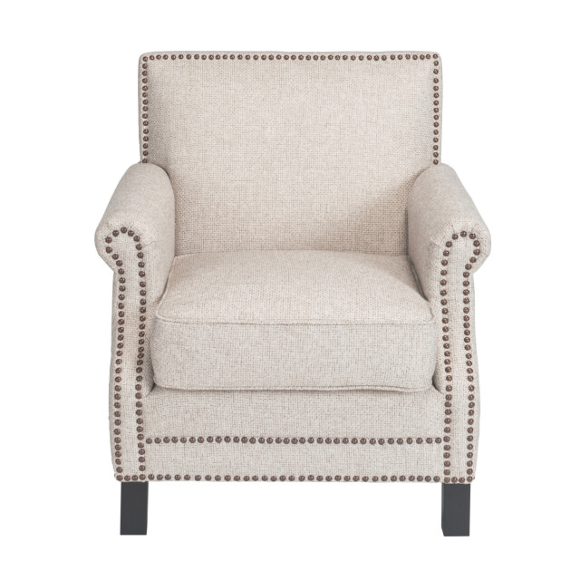Signature Fauteuil van geweven linnenstof l72 cm hector 3170972 large