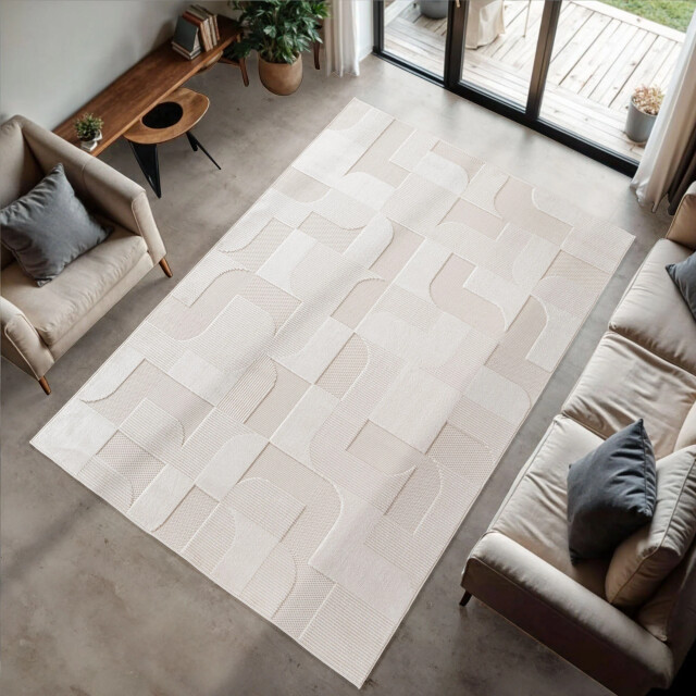 Muratap Buitenkleed doha modern laagpolig vloerkleed in & outdoor 80x150 cm 3170901 large