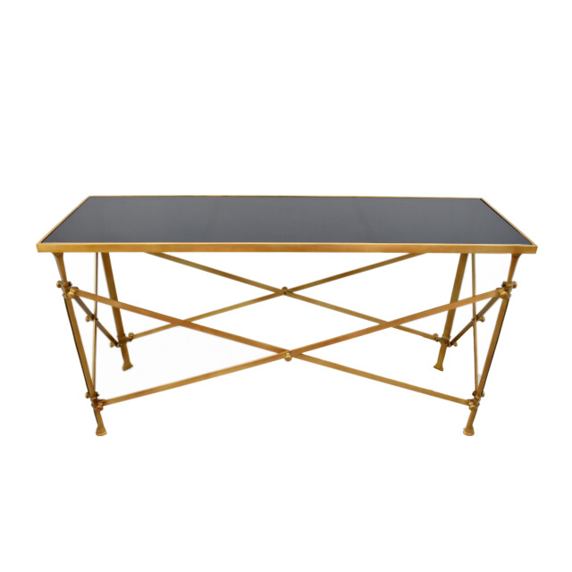 Signature Console met glazen blad l142 cm pompadour 3170976 large