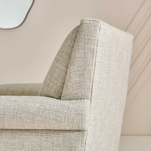 Signature Fauteuil van geweven linnenstof l72 cm hector 3170972 large