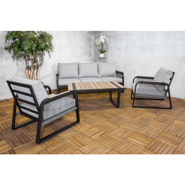 SenS-Line toscane tuin salontafel 117,5x70x46cm aluminium 3079729 large