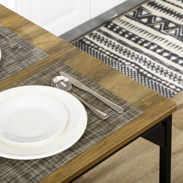 4goodz Eetkamerset industrieel design 3-delig voor 4 personen eettafel met 2 3170979 large