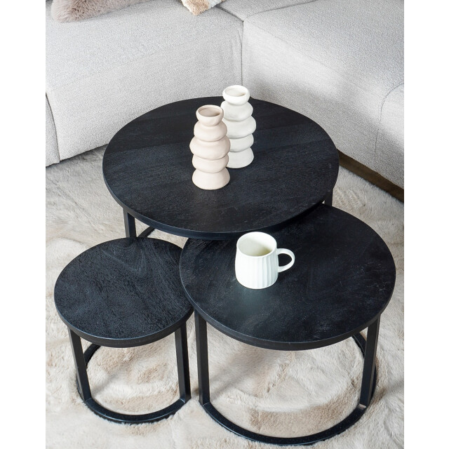 Home67 Salontafel set van 3 industriële salontafelset erjan blad 2648252 large