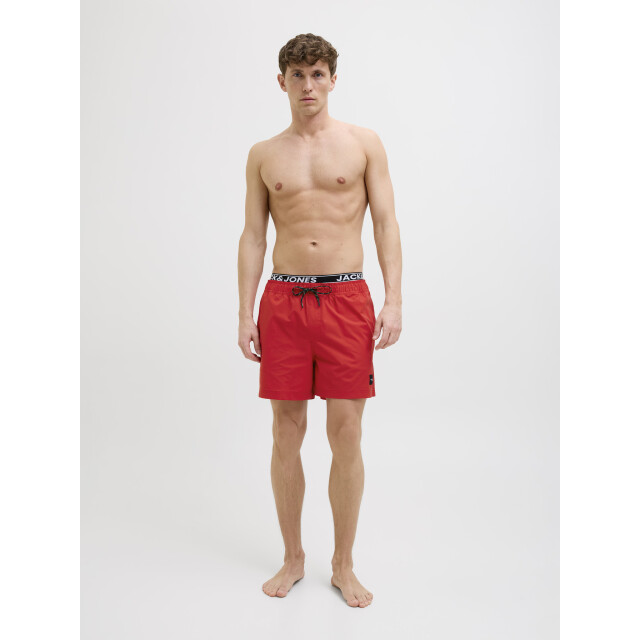 Jack & Jones Heren zwemshort jpstmaui jjswim double waistband 12272949-True Red large