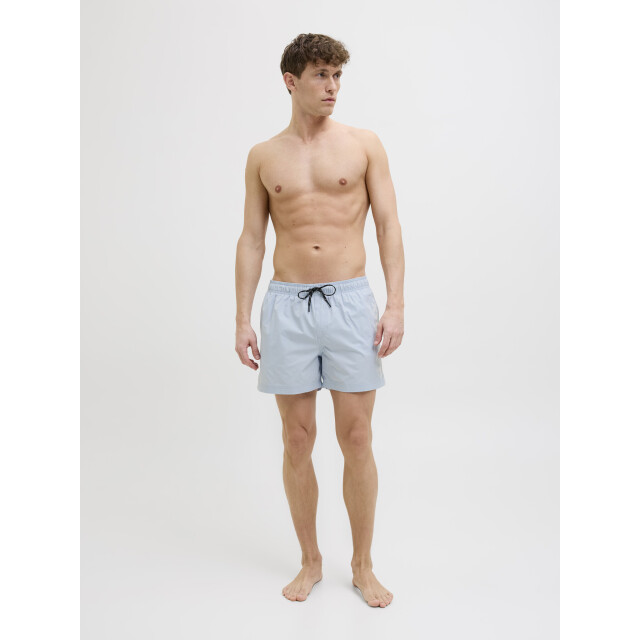 Jack & Jones Heren zwemshort jpstmaui jjswim splicelogo effen ijsblauw 12275129-Cashmere Blue large