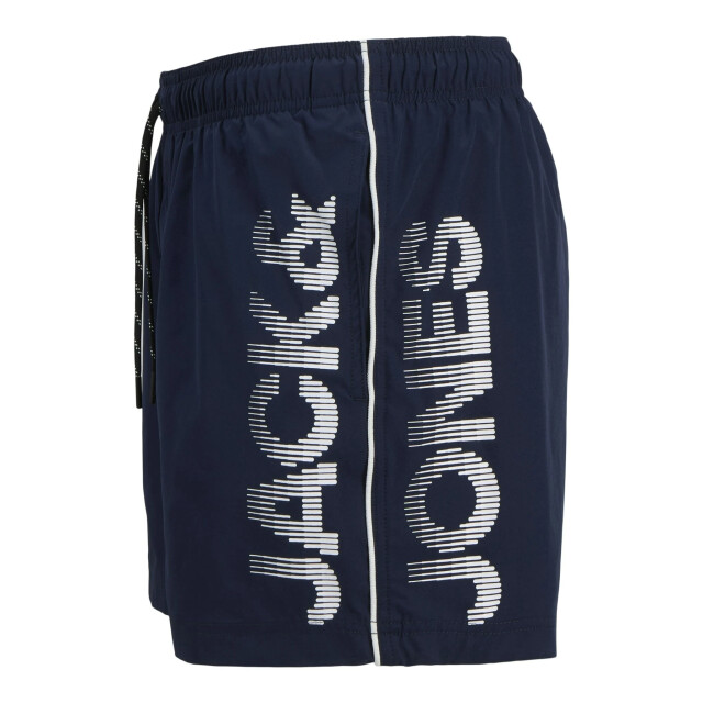 Jack & Jones Heren zwemshort jpstmaui jjswim splicelogo effen donker 12275129-Navy Blazer large