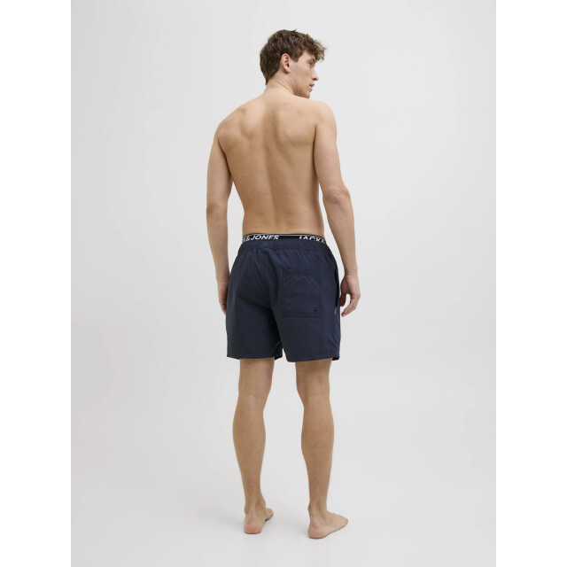 Jack & Jones Heren zwemshort jpstmaui jjswim double waistband donker 12272949-Navy Blazer large