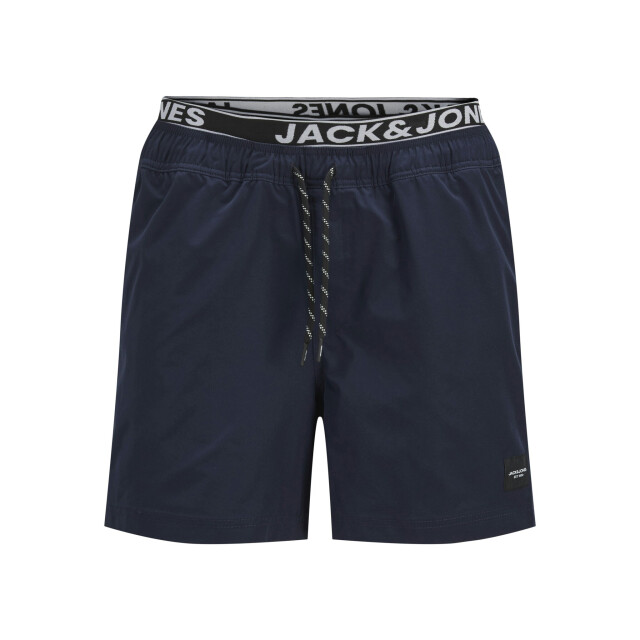 Jack & Jones Heren zwemshort jpstmaui jjswim double waistband donker 12272949-Navy Blazer large