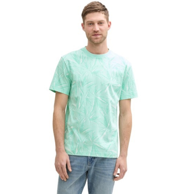 Tom Tailor Aop t-shirt mint 5339.21.0124 large