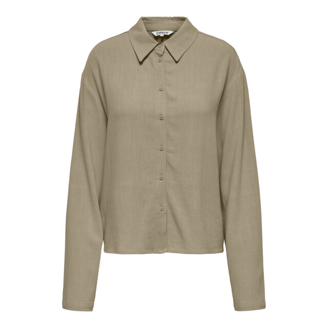 Only Onlsolvi ls linen bl shirt cc pnt taupe 4309.77.0009 large