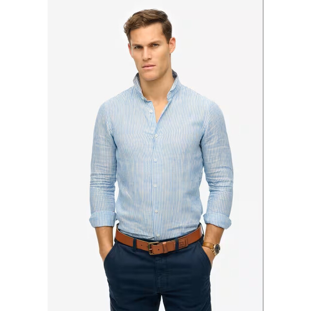 Superdry Linnen overhemd ls dessin 5309.39.0244 large