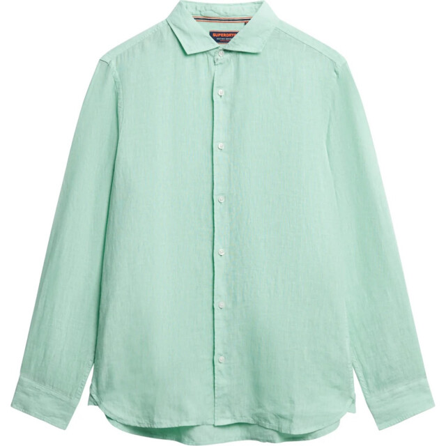 Superdry Linnen overhemd ls mint 5309.21.0034 large