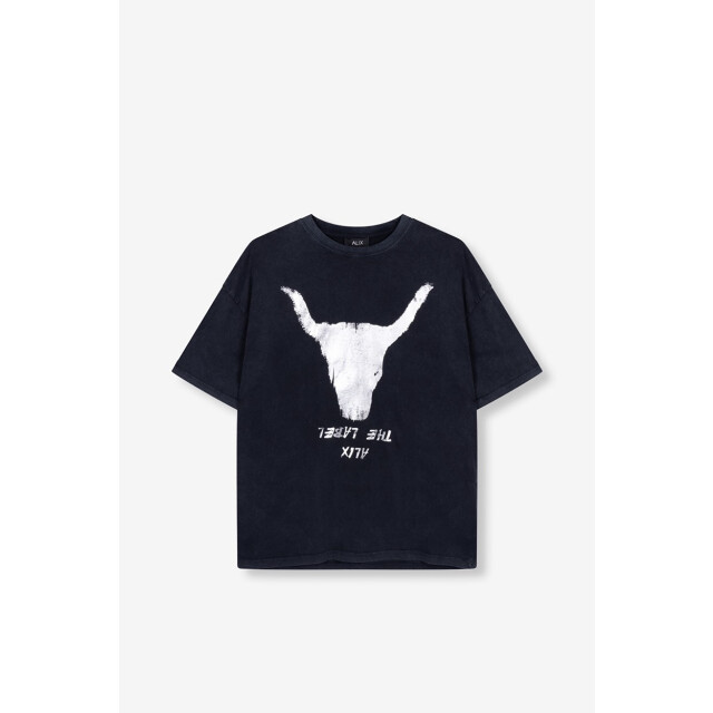 Alix The Label Siolver bull t-shirt - 4339.80.0856 large