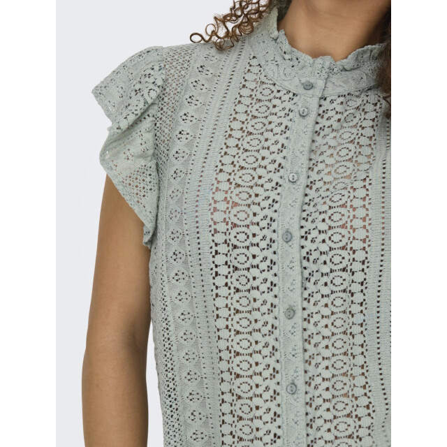 Only Onlgabina cap sleeve top wvn olijf 4382.22.0028 large