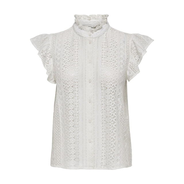 Only Onlgabina cap sleeve top wvn off-white 4382.02.0006 large