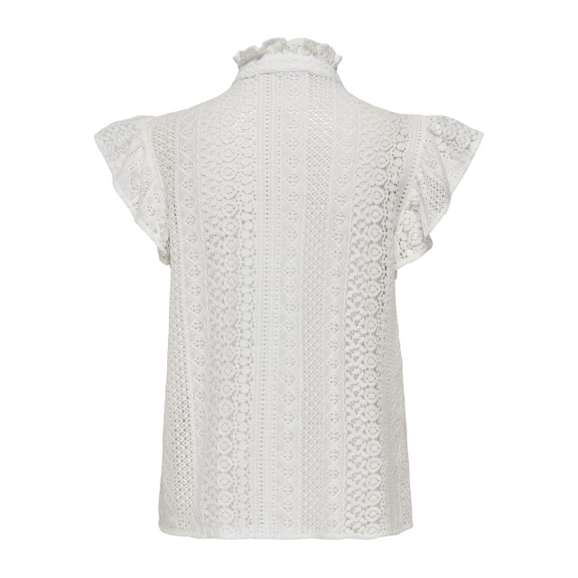 Only Onlgabina cap sleeve top wvn off-white 4382.02.0006 large