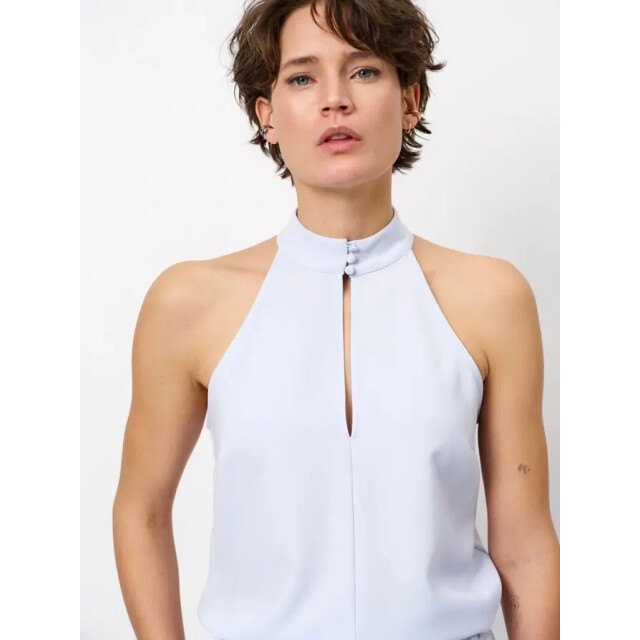 Dante 6 D6 dece drapey halter top D6 Dece Drapey Halter top/4060 Crystal Blue large