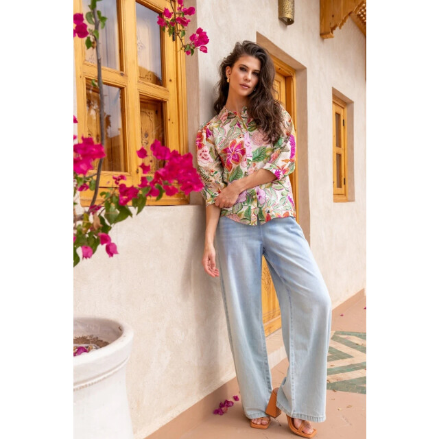 Geisha 53241-20 420 blouse pink/mint 53241-20 420 large
