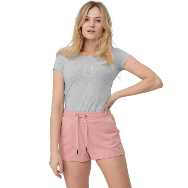 4F Dames h4l22-tsd353 27m t-shirt UTMR554_grey large