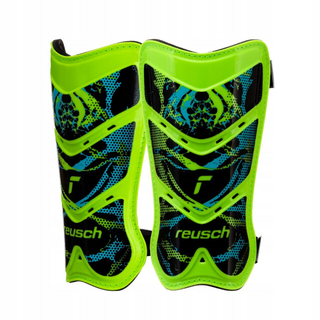 Reusch Heren attrakt lite logo voetbal slip-in scheenbeschermers UTMR78329_green large