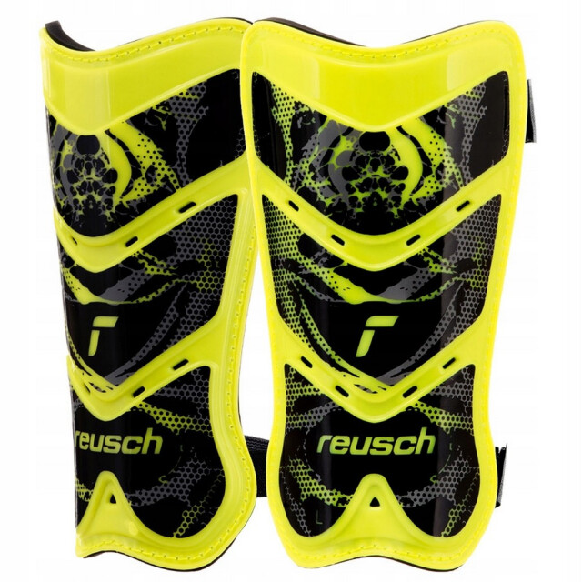 Reusch Heren attrakt lite logo voetbal slip-in scheenbeschermers UTMR78329_yellow large
